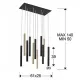 Suspensie VARAS Schuller Led, Auriu|Alb Mat 373357D Spania
