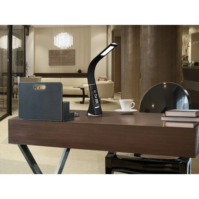 Lampa de Birou ALIVE Schuller Led, Piele Neagra 468227 Spania