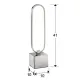 Veioza COLETTE Schuller Led, Crom 787260 Spania