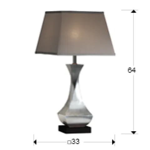 Veioza DECO Schuller E27, Foita De Argint|Crom 661565 Spania