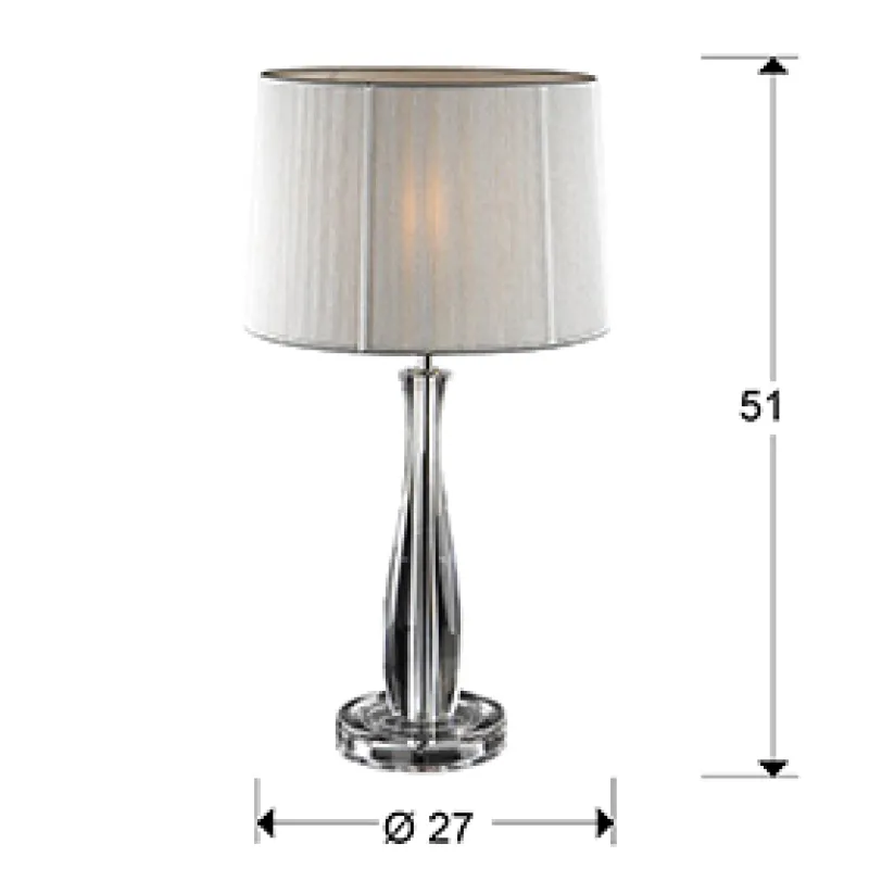 Veioza LIN Schuller E27, Transparent 663023 Spania