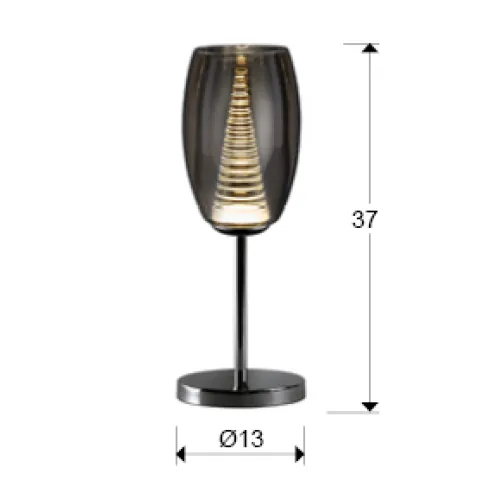 Veioza NEBULA Schuller Led, Crom 493826 Spania