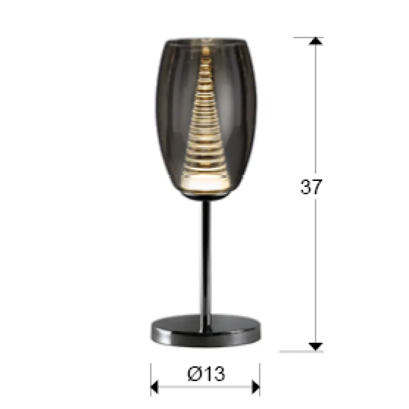 Veioza NEBULA Schuller Led, Crom 493826 Spania