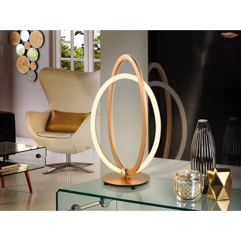Veioza OCELLIS Schuller Led, Auriu Rose 814140 Spania