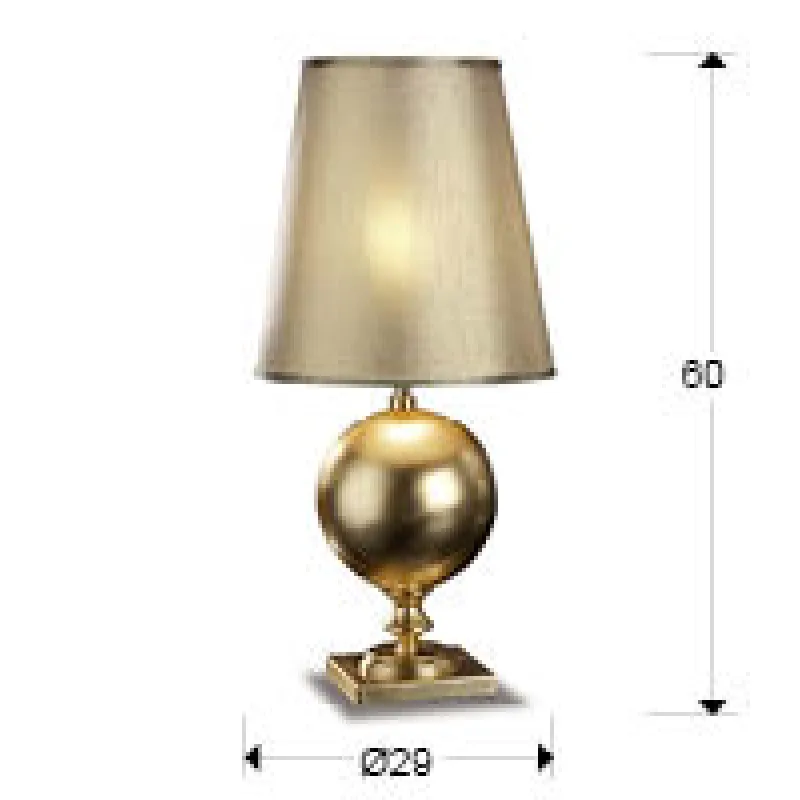 Veioza TERRA Schuller E27, Foita De Aur 664443 Spania