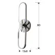 Aplica COLETTE Schuller Led, Crom 787024 Spania