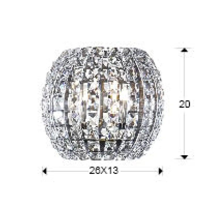Aplica DIAMOND Schuller G9, Crom 508323 Spania