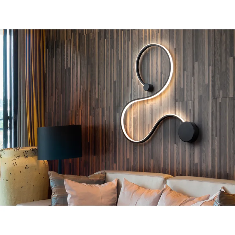 Aplica GRAFOS Schuller Led, Negru Mat 227117 Spania