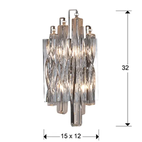 Aplica MANACOR Schuller G9, Crom 711324 Spania