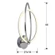 Aplica OCELLIS Schuller Led, Crom 814010 Spania