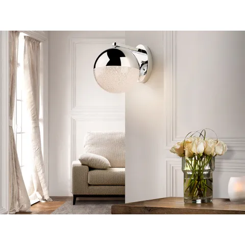 Aplica SPHERE Schuller Led, Crom 793371 Spania