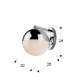 Aplica SPHERE Schuller Led, Crom 793371 Spania
