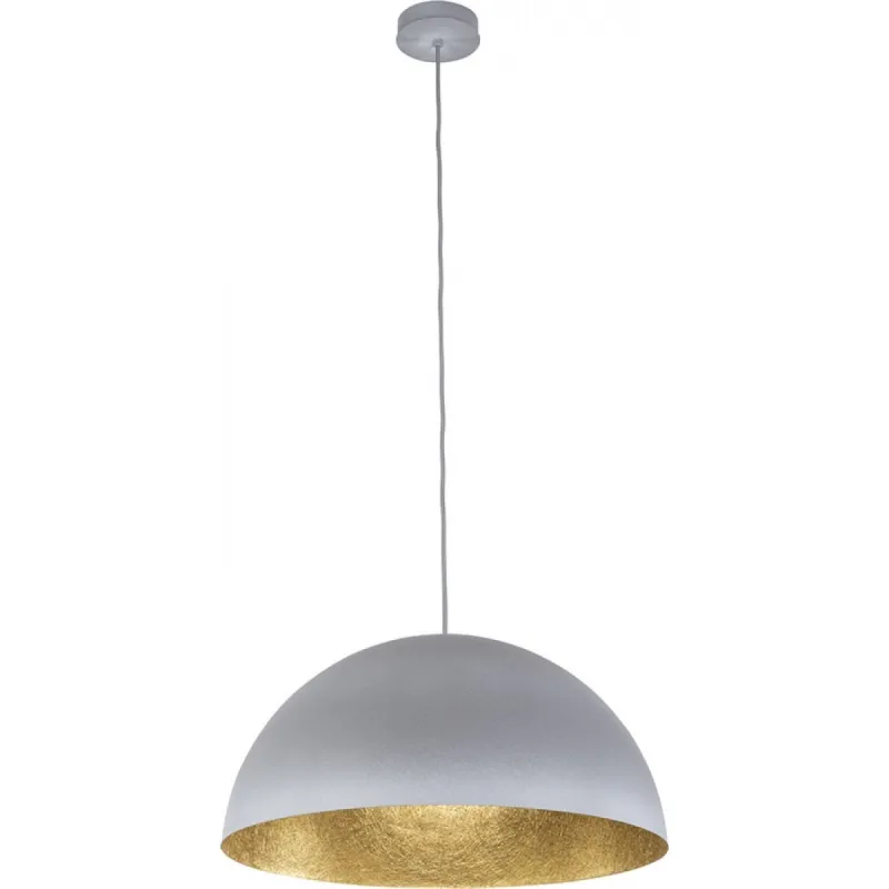 Pendul Sfera 90 Szary Nakrapiany/Złoty, E27, Gri, 30129, Sigma Polonia