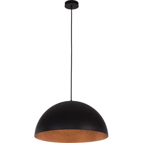 Pendul Sfera 50 Czarny/Miedziany, E27, Negru, 30138, Sigma Polonia