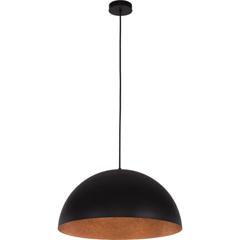 Pendul Sfera 35 Czarny/Miedziany, E27, Negru, 30144, Sigma Polonia