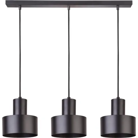 Suspensie Rif 3 Zwis Prosty Czarny, E27, Negru, 30899, Sigma Polonia