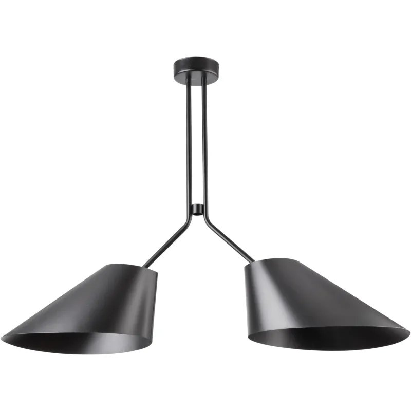 Suspensie Lora 2 Czarny, E27, Negru, 31049, Sigma Polonia