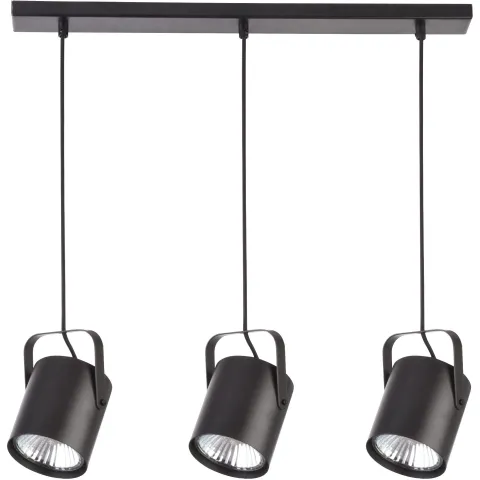 Suspensie Flesz E27 3 Zwis Czarny, E27, Negru, 31083, Sigma Polonia