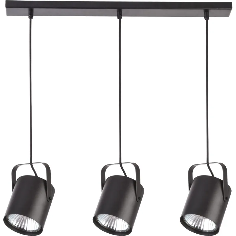 Suspensie Flesz E27 3 Zwis Czarny, E27, Negru, 31083, Sigma Polonia