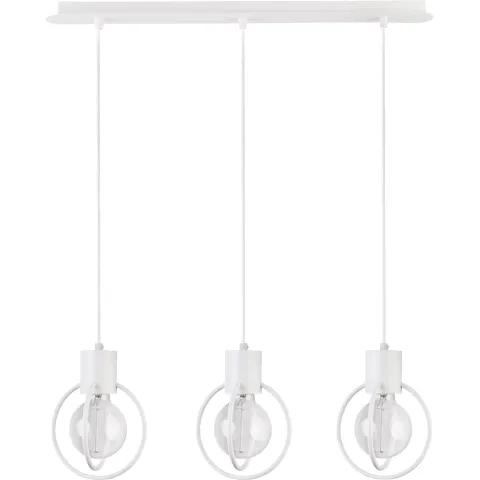 Suspensie Aura Koło 3 Zwis Biały, E27, Alb, 31101, Sigma Polonia