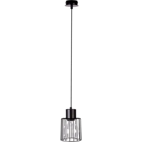 Pendul Luto Kwadrat 1 Zwis Czarny, E27, Negru, 31132, Sigma Polonia