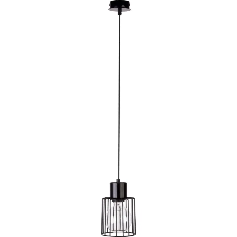 Pendul Luto Kwadrat 1 Zwis Czarny, E27, Negru, 31132, Sigma Polonia