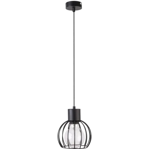 Pendul Luto Koło 1 Zwis Czarny, E27, Negru, 31154, Sigma Polonia