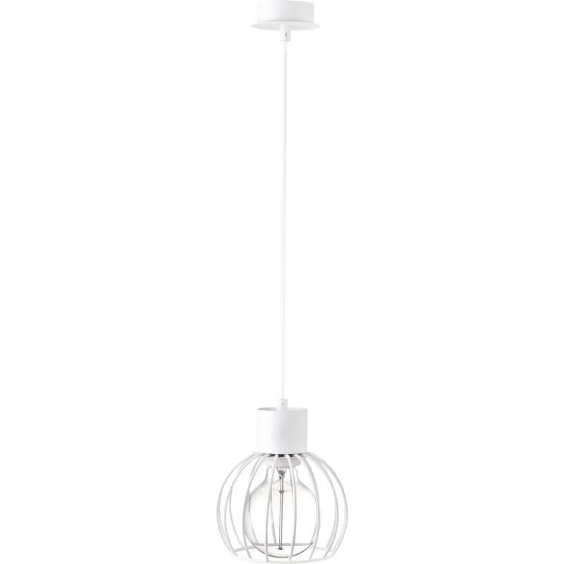 Pendul Luto Koło 1 Zwis Biały, E27, Alb, 31165, Sigma Polonia