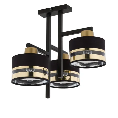 Suspensie Pro 3 Plafon Czarny_Złoty, E27, Negru, 32147, Sigma Polonia