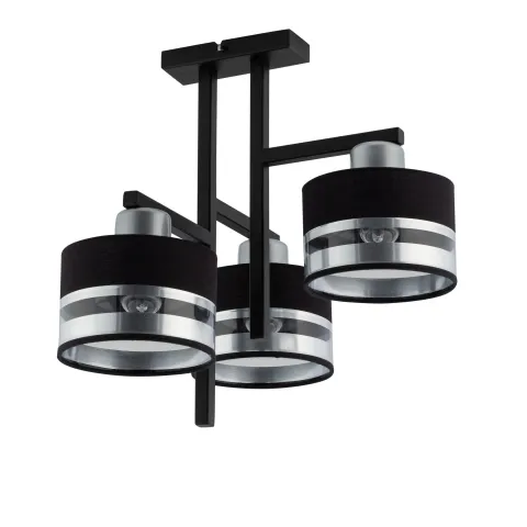 Suspensie Pro 3 Plafon Czarny_Srebrny, E27, Negru, 32148, Sigma Polonia