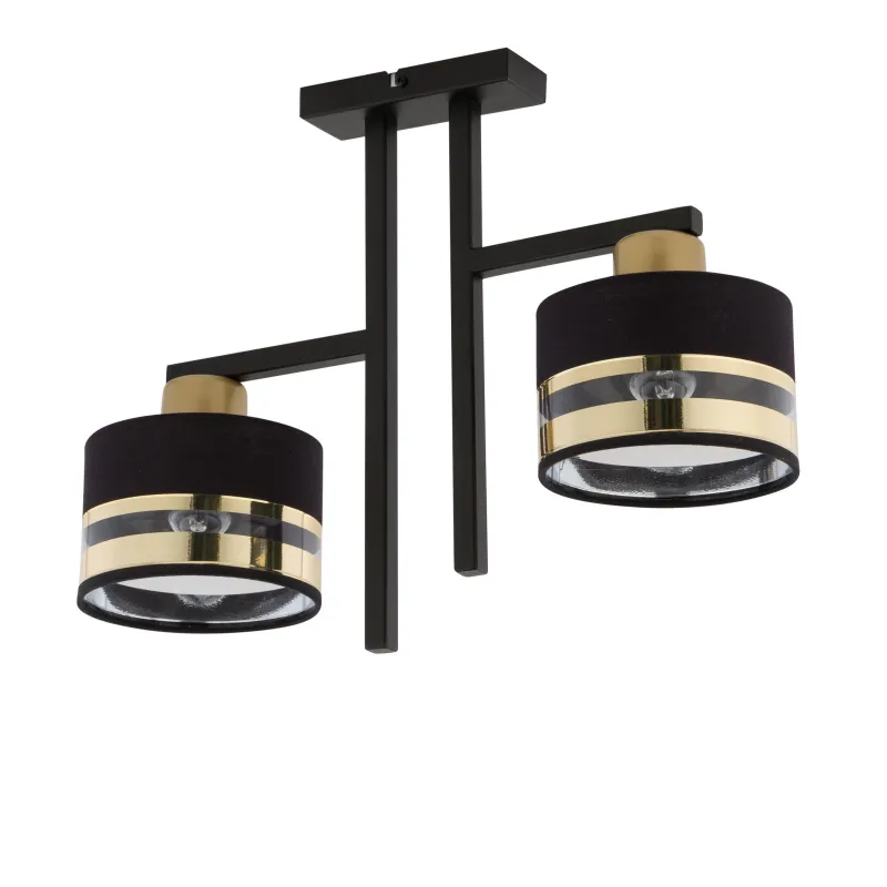 Suspensie Pro 2 Plafon Czarny_Złoty, E27, Negru, 32149, Sigma Polonia