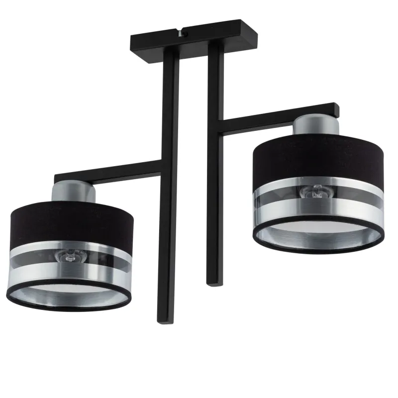 Suspensie Pro 2 Plafon Czarny_Srebrny, E27, Negru, 32150, Sigma Polonia
