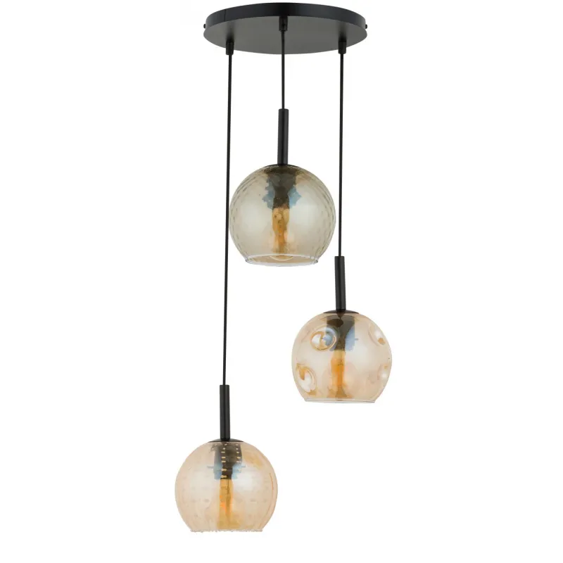 Suspensie Como 3 , E27, Negru, 32182, Sigma Polonia