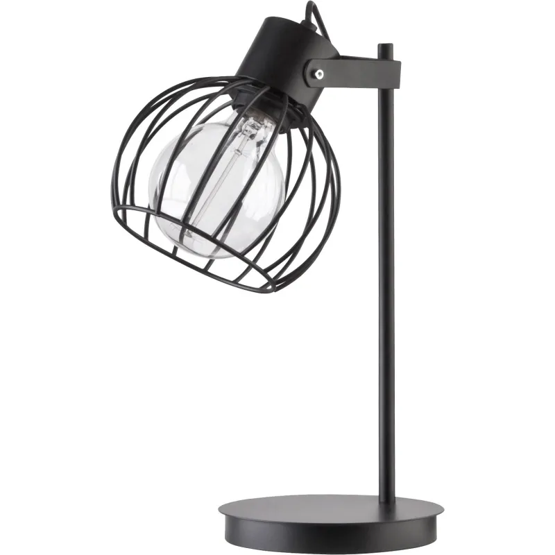 Veioza Luto Koło Lampka Czarny Mat, E27, Negru, 50086, Sigma Polonia