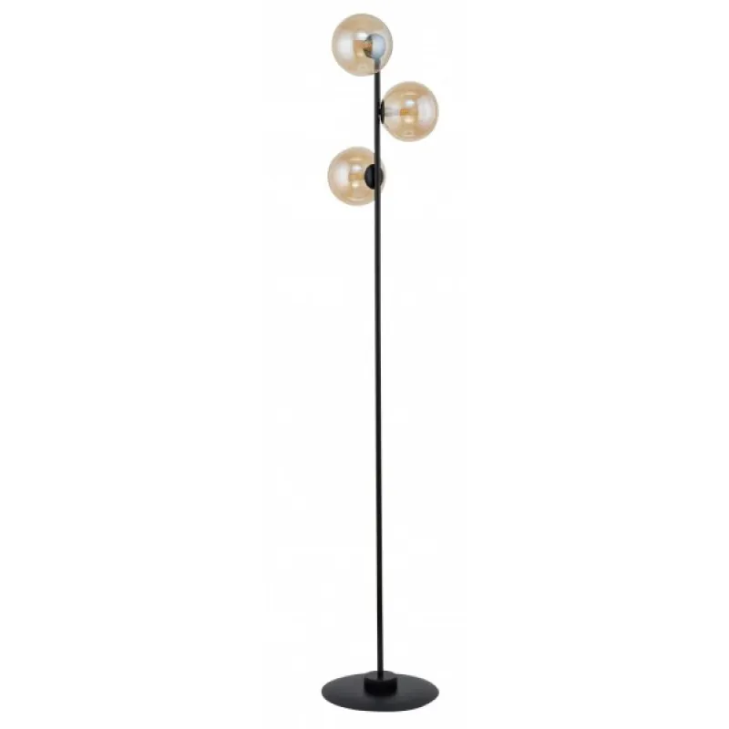 Lampadar Podłogowa Oro  Bursztynowy, G9, Negru, 50224, Sigma Polonia