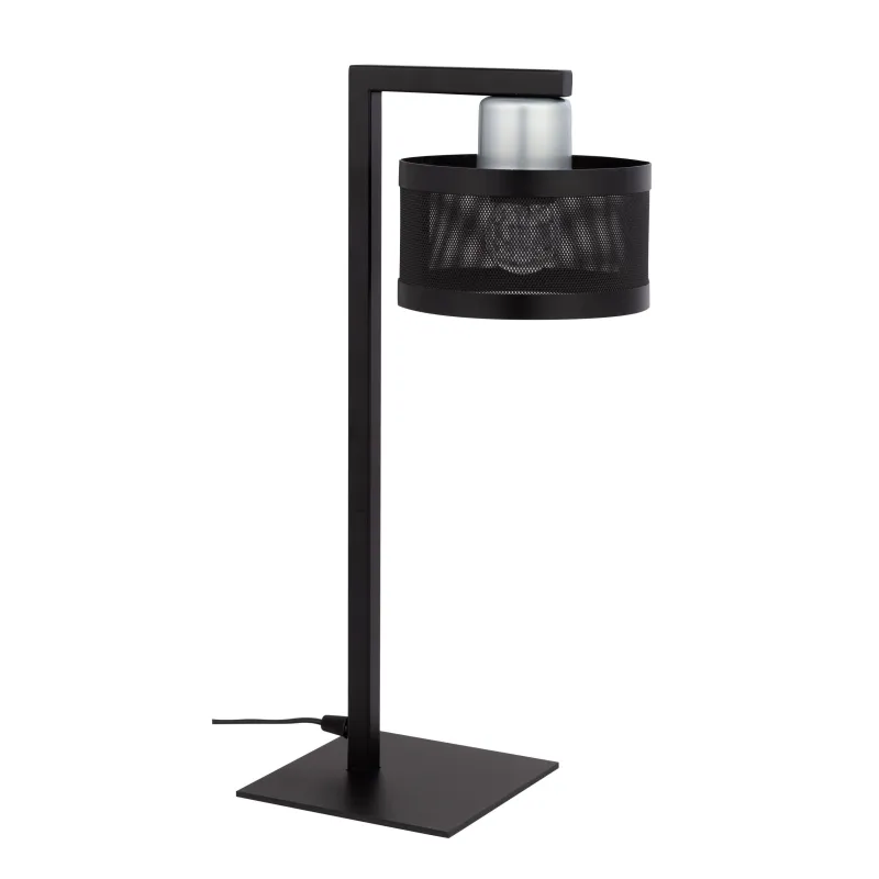 Veioza Lampka Off Czarny_Srebrny, E27, Negru, 50234, Sigma Polonia