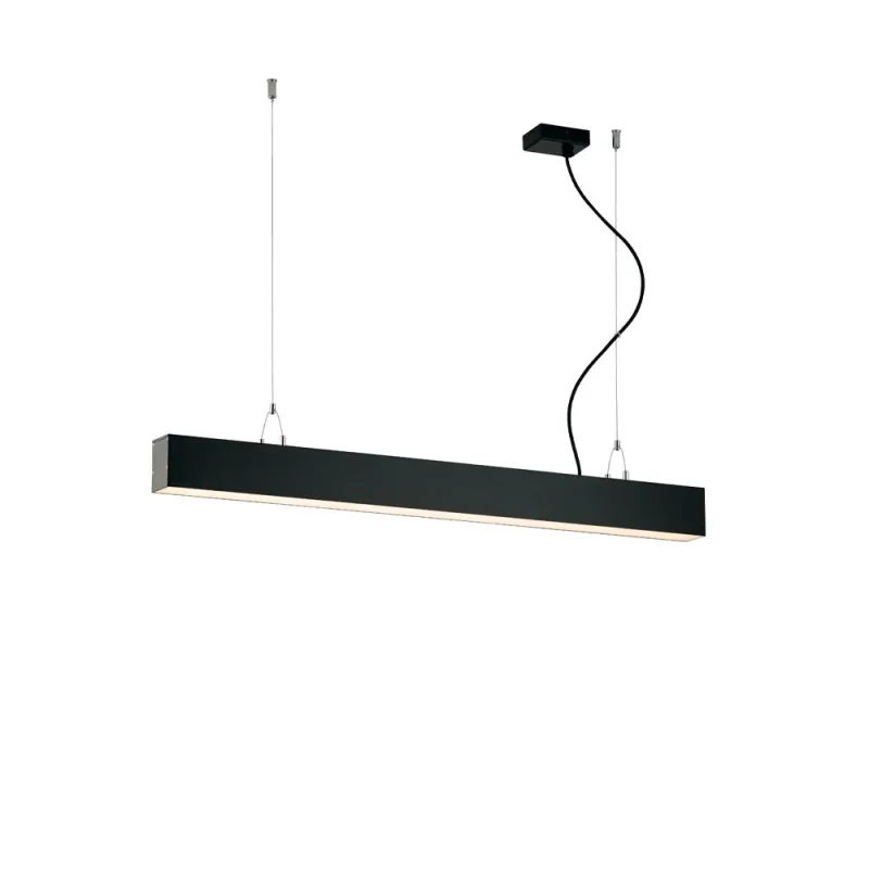 Suspensie Liniara STATION ULTRA 3911-00058-3-B-D3 Viokef LED, Negru, Grecia
