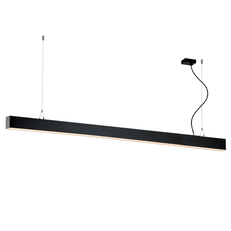 Suspensie Liniara STATION ULTRA 3911-10254-3-B-D4 Viokef LED, Negru, Grecia