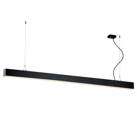 Suspensie Liniara STATION ULTRA 3911-10338-4-B-D1 Viokef LED, Negru, Grecia