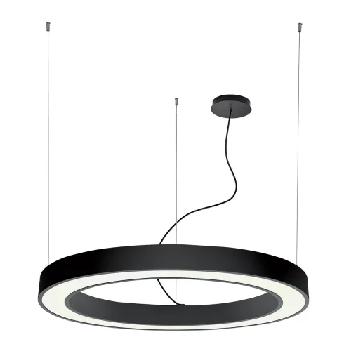 Suspensie Circulara RING 3915-0009-3-B-D3 Viokef LED, Negru, Grecia