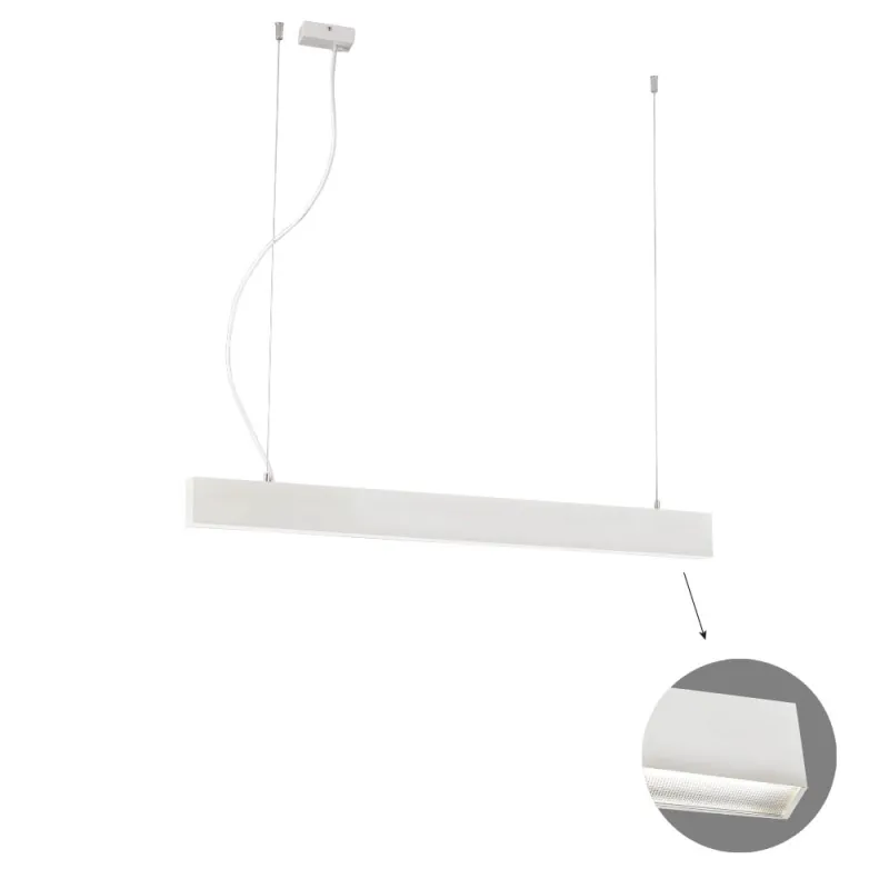 Suspensie Liniara CIBA 3916-00114-3-W-M-D4 Viokef LED, Alb, Grecia