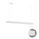Suspensie Liniara CIBA 3916-00198-3-W-M-D3 Viokef LED, Alb, Grecia