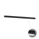 Plafoniera Liniara CIBA 3916-01226-4-B-M-N Viokef LED, Negru, Grecia