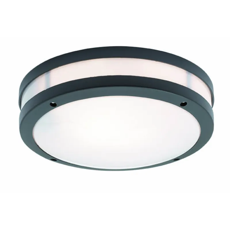 Plafoniera Exterior CHIOS 4081701 Viokef E27, Gri, Grecia