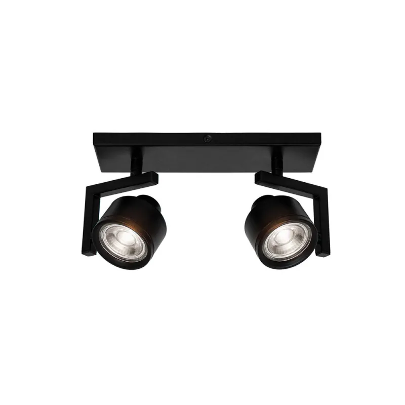 Lustra Spot MAGMA 4094901 Viokef GU10, Negru, Grecia