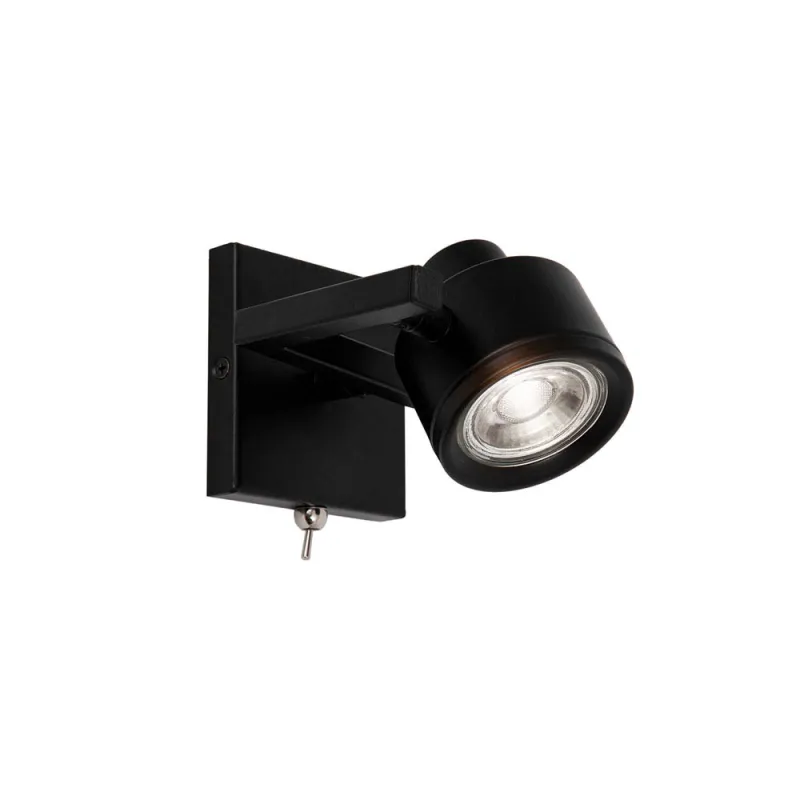 Lustra Spot MAGMA 4095001 Viokef GU10, Negru, Grecia