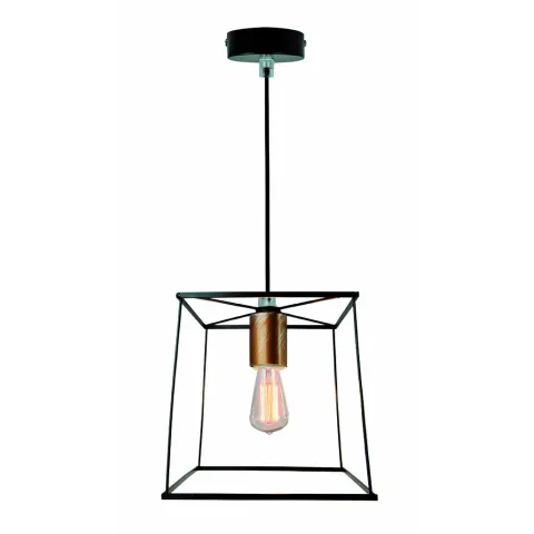 Pendul AGATHA 4138600 Viokef E27, Negru, Grecia