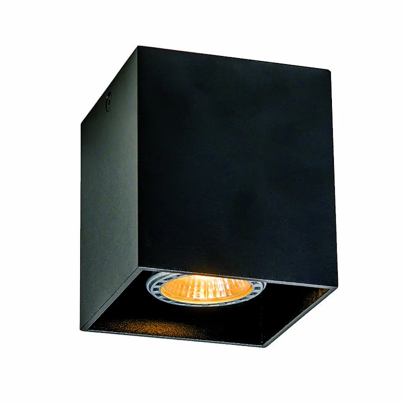 Downlight Aplicat DICE 4144101 Viokef GU10, Negru, Grecia