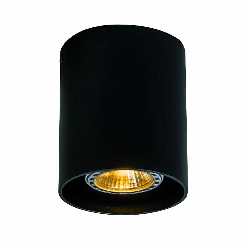 Downlight Aplicat DICE 4144201 Viokef GU10, Negru, Grecia