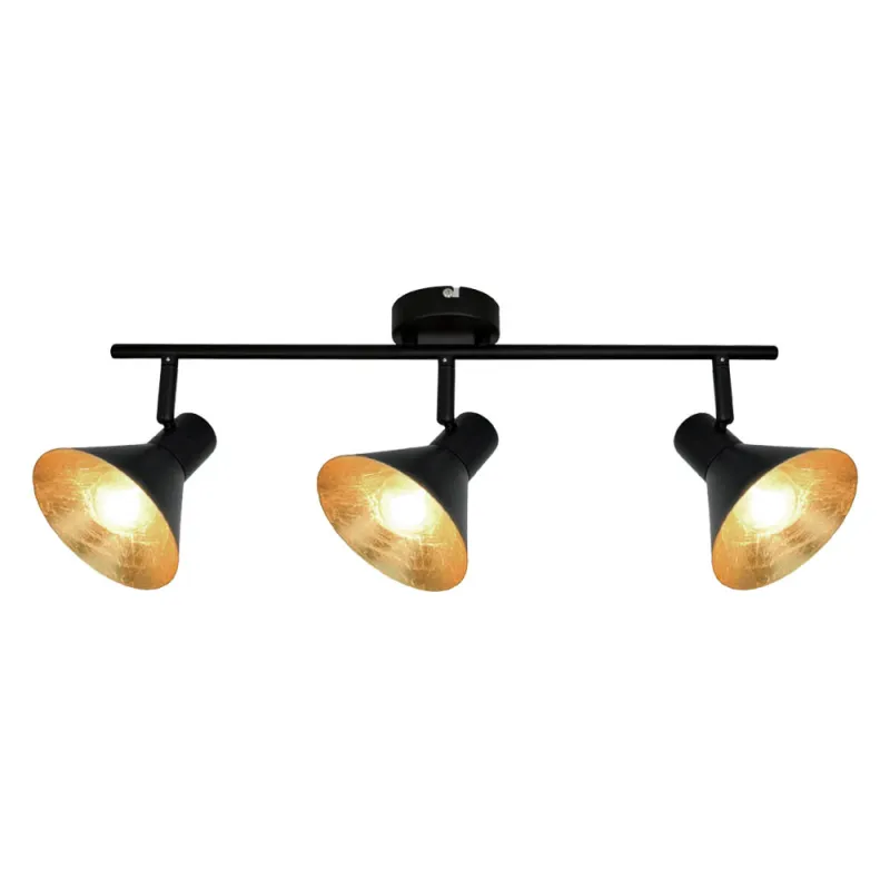 Lustra Spot HARVEY 4167200 Viokef E14, Negru, Grecia